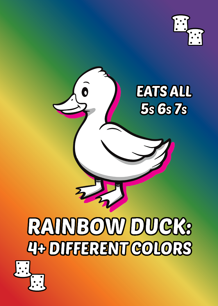 Rainbow Duck