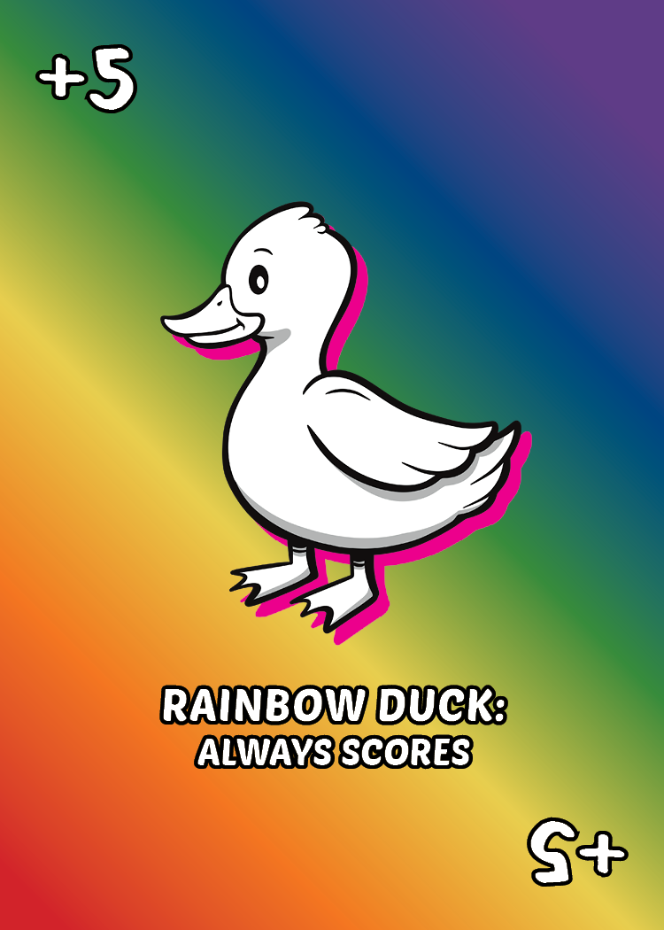 Rainbow Duck